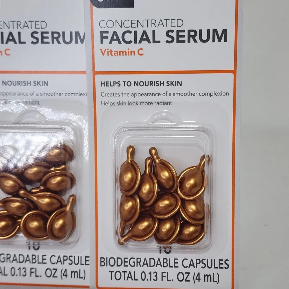 B.Pure Concentrated Facial Serum Vitamin C Capsules ~ 6 PACKS X 10 each